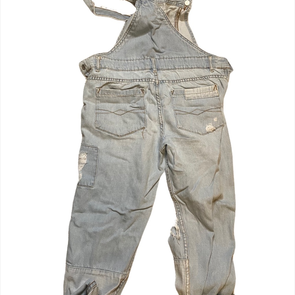 Zara Distressed Overalls - Picture 3 of 3